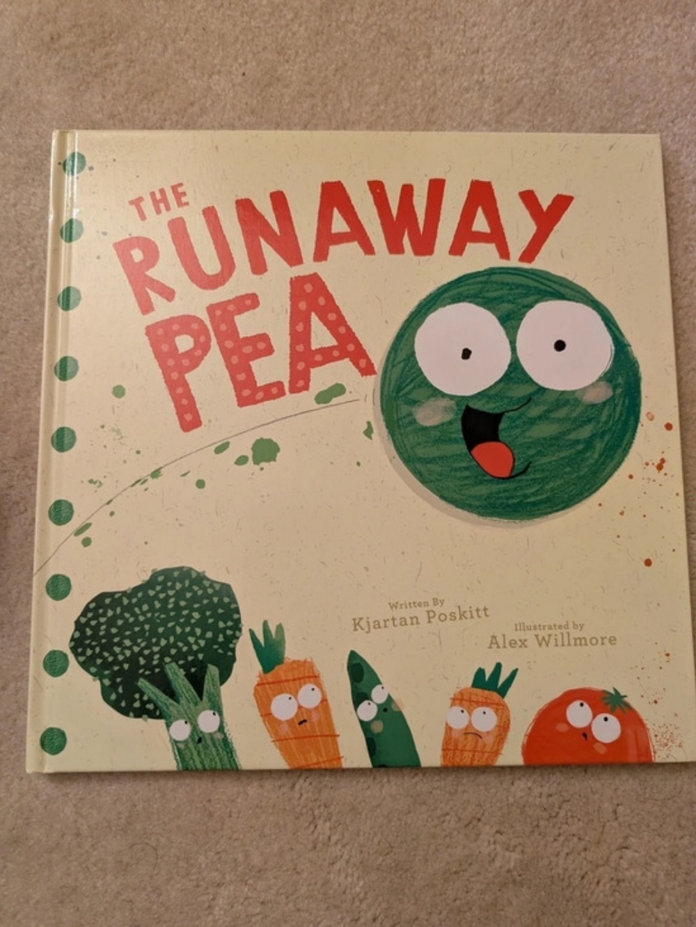 The Runaway Pea Illustrated Children's Book